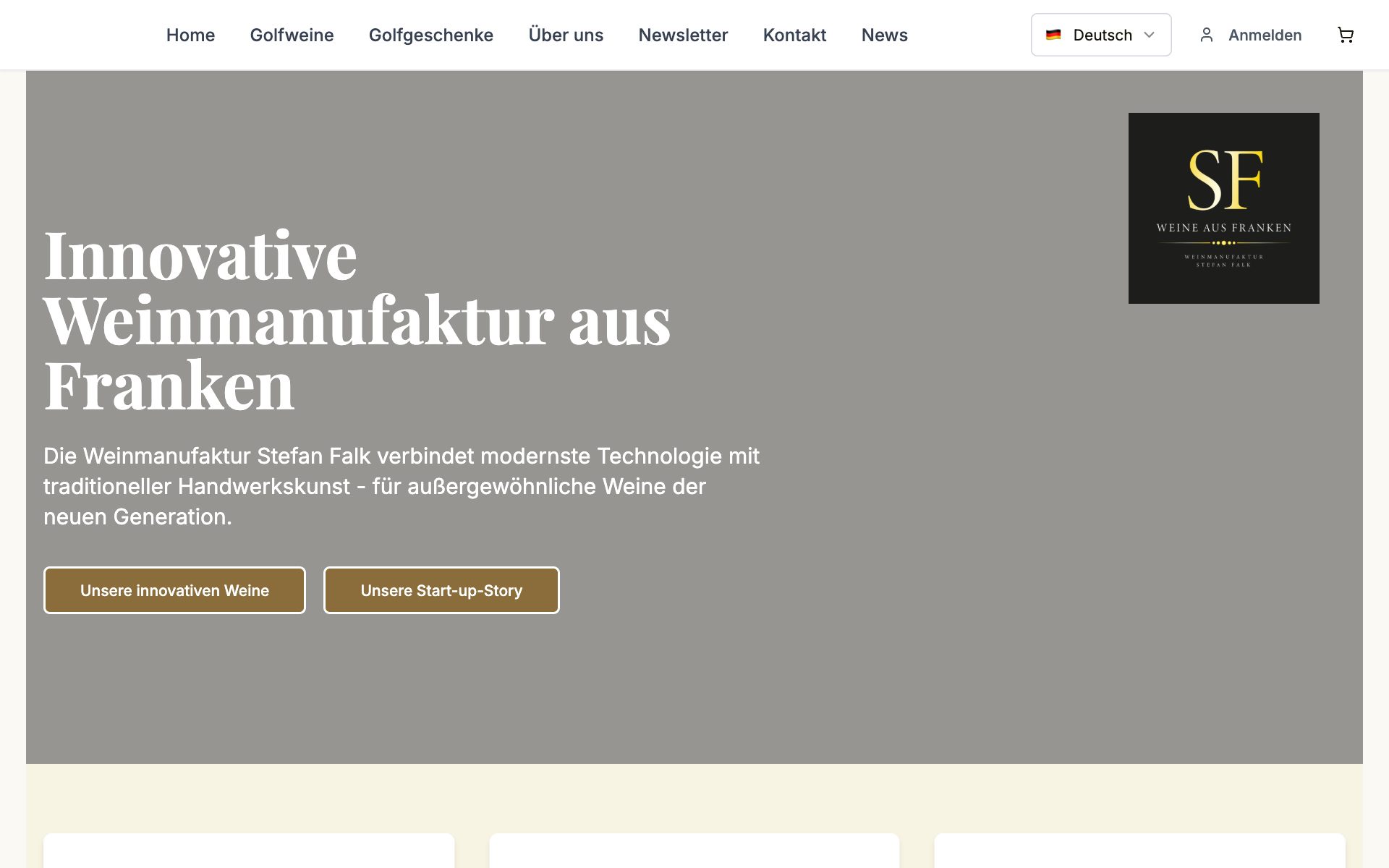 Weingut Stefan Falk website